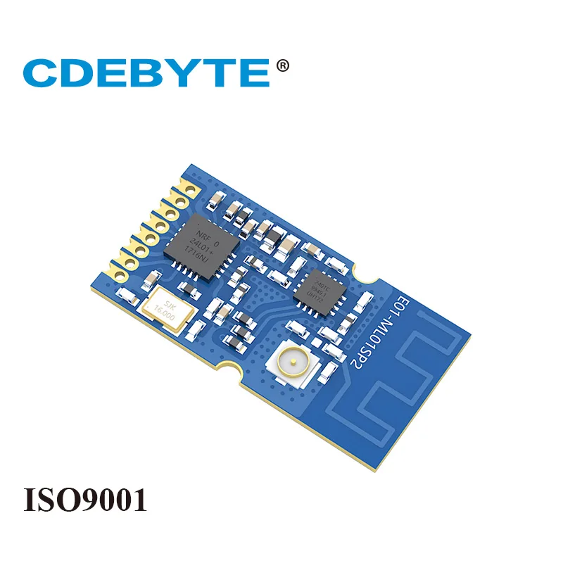 E01 ML01SP2 большой радиус действия nRF24L01P 2 4 ГГц 100 мВт IPX печать антенна отверстия uhf