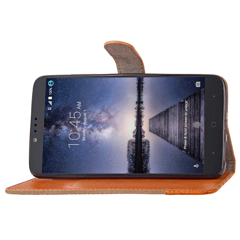 Чехол книжка с откидной крышкой для zte zmax pro Модный мягкий силиконовый чехол