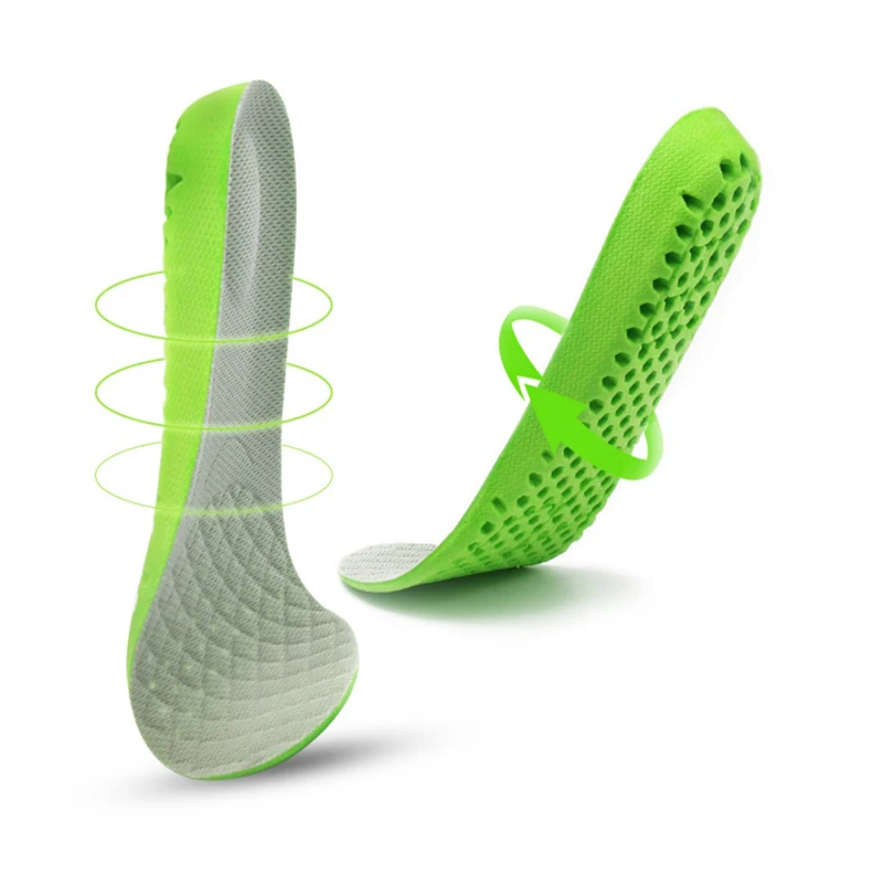 MCH03 Men Women Height Increase Insole Breathable Honeycomb Heel Lift Taller Increase Height Shoe Pad Cushion Insoles