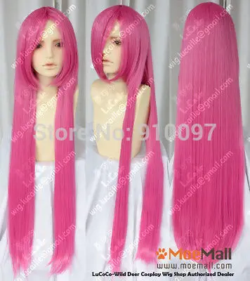 H &amp X2068&gt&gt Angel Beats! юи 100 см Розовый Парик Косплей |