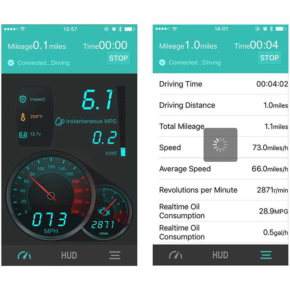 Автомобили выбросов анализаторы Универсальный Bluetooth двойной режим для