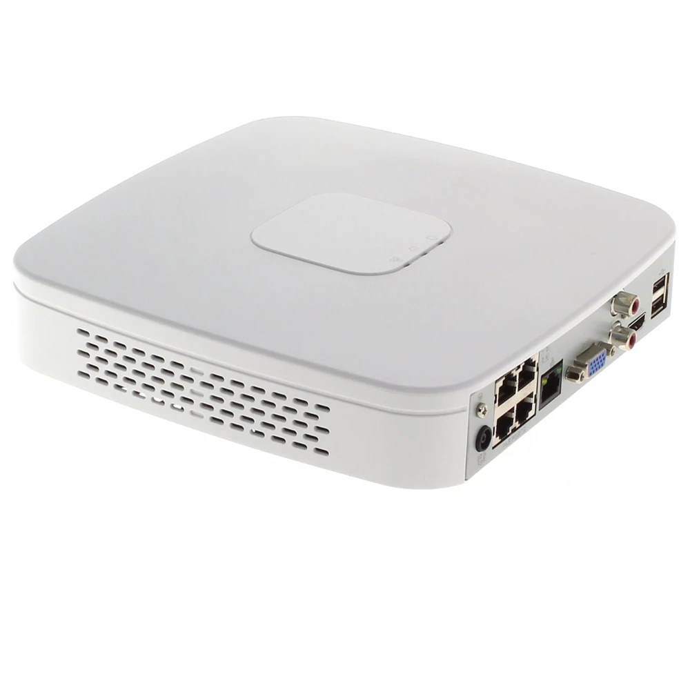 DH NVR4104-P-4KS2 4-CH POE NVR 1U сетевые видео видеорегистратор с протоколом ONVIF 2 4 SDK CGI белый
