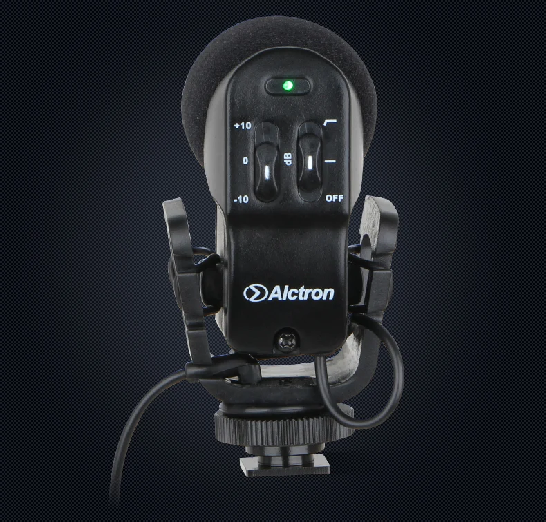 Alctron VM-6 дробовик стерео-микрофон Запись интервью микрофон для Canon Nikon любая DSLR камера DV видеокамера