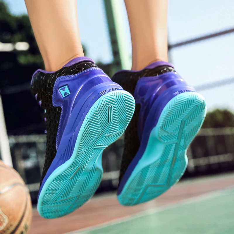 New Basketball Shoes for Men Comfortable Cushioning Athletic Women Outdoor Sport Hombres Zapatillas de baloncesto | Спорт и