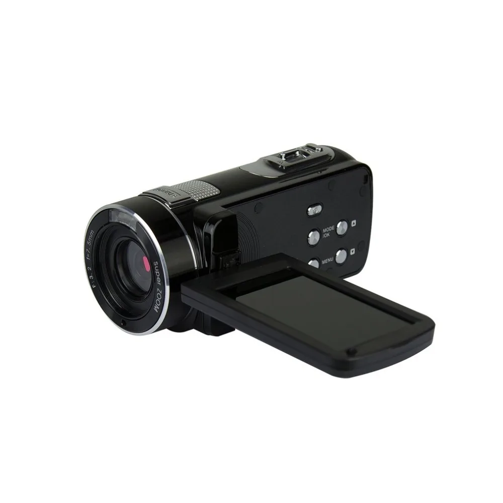 24MP 1080 HD Цифровая камера Anti-Shake видеокамера Видео CMOS микро Функция распознавания