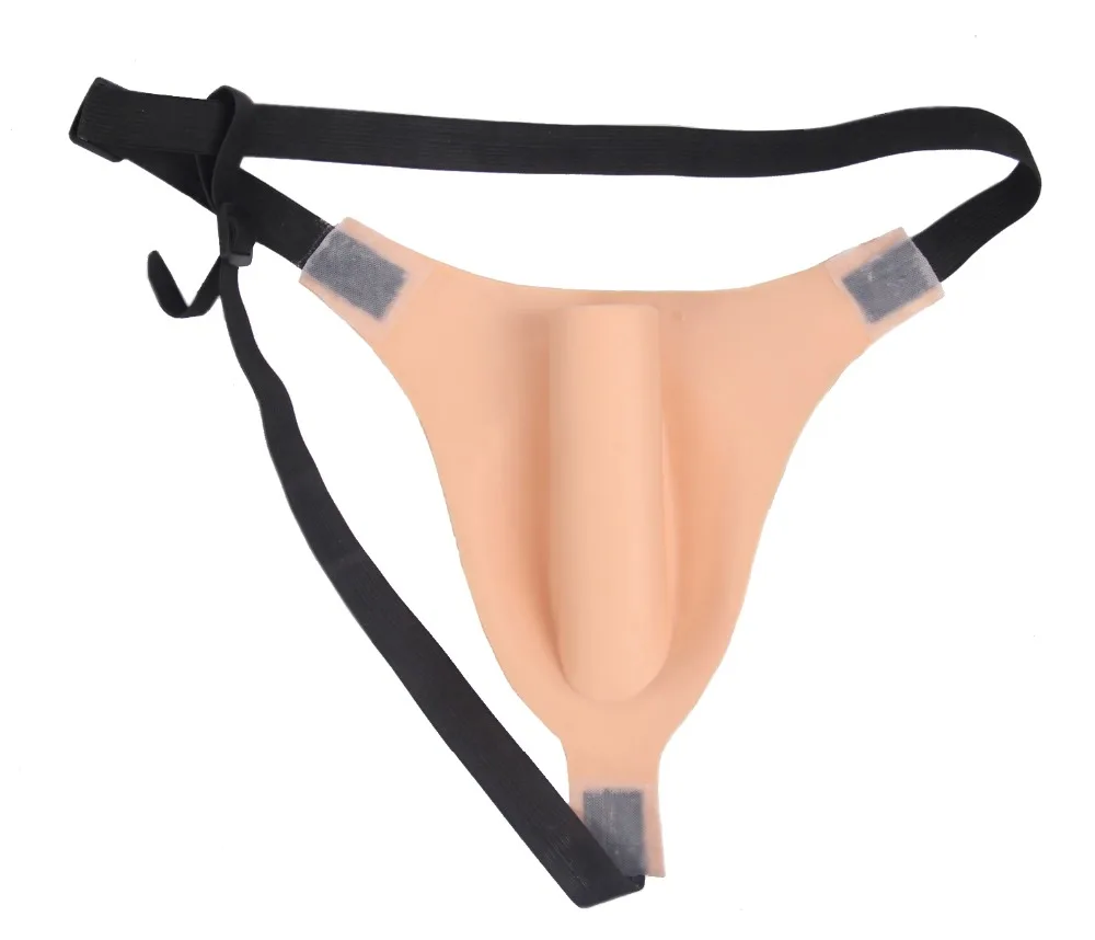 Sexy Fake Vagina Thong Hiding Gaff Realistic Vagina Insertable for Crossdresser Transgender Cosplay Ajusen