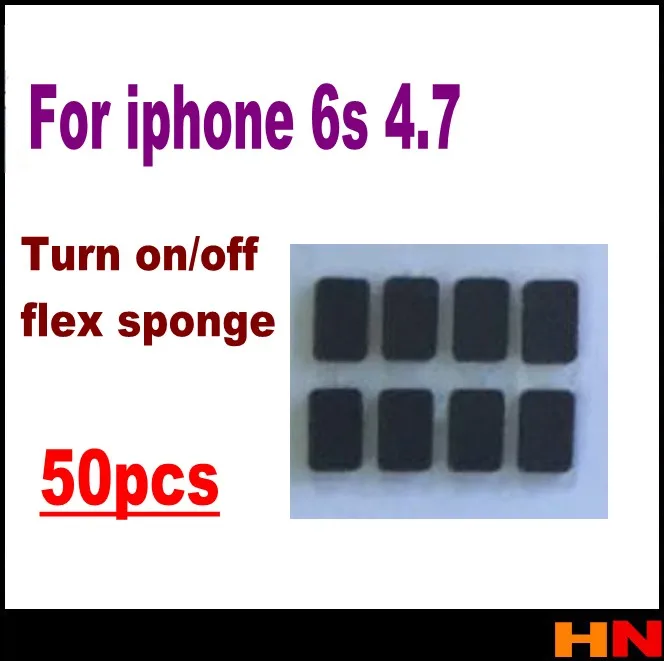 50 шт. включить/off pow шлейф губка сахарной ваты для iphone 6s 4 7|flex cable|cable flexflex |