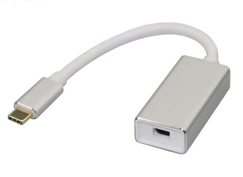 

1080P 4K Male to Female USB 3,1 Type C к Mini DP адаптер портов дисплея алюминиевый кабель для Apple New Macbook Монитор Проектор