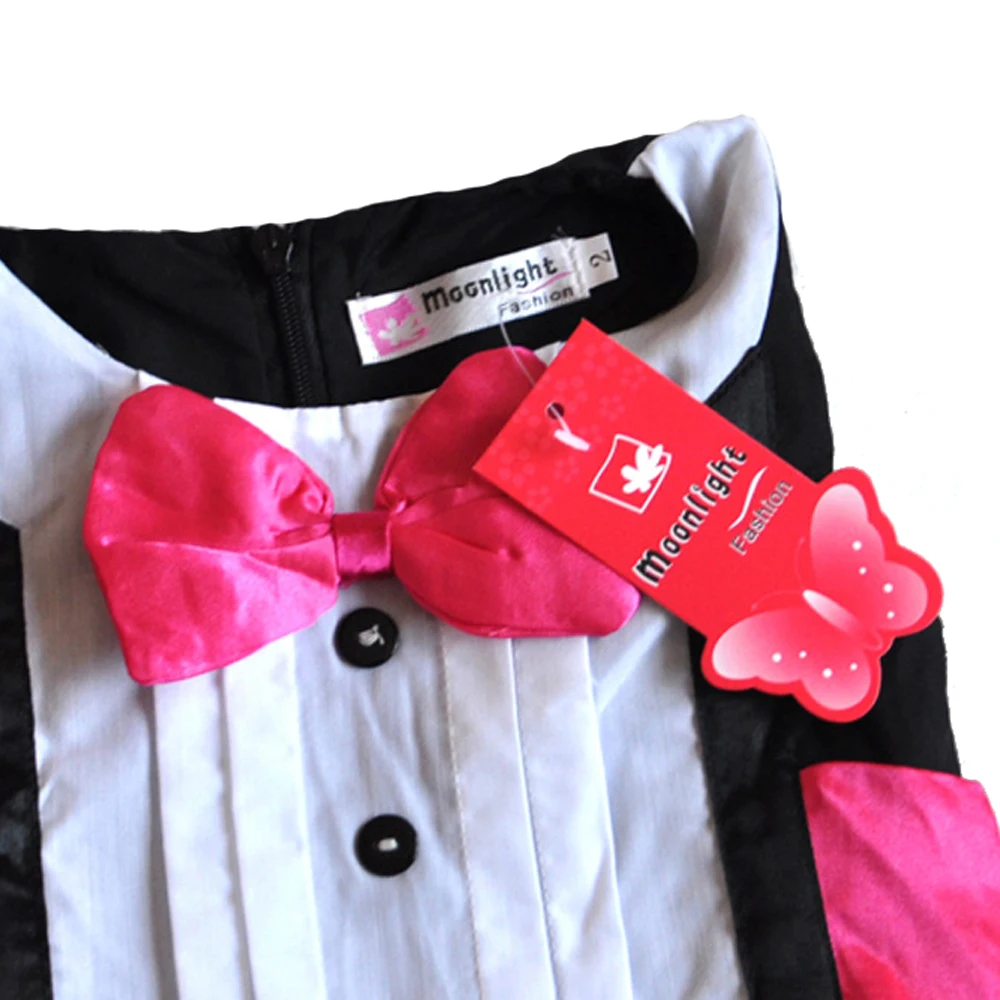 Children Girls Dresses Patchwork Sleeveless Bow Tie Baby 2018 New Summer Clothes Infant Cute Princess Dress | Детская одежда и