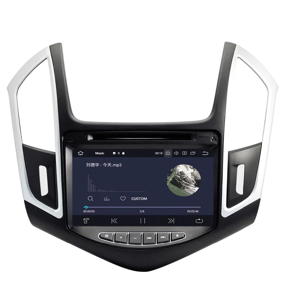 Автомобильный DVD плеер Aotsr Android 9 0 с GPS навигацией для Chevrolet CRUZE 2012 2015 мультимедийный