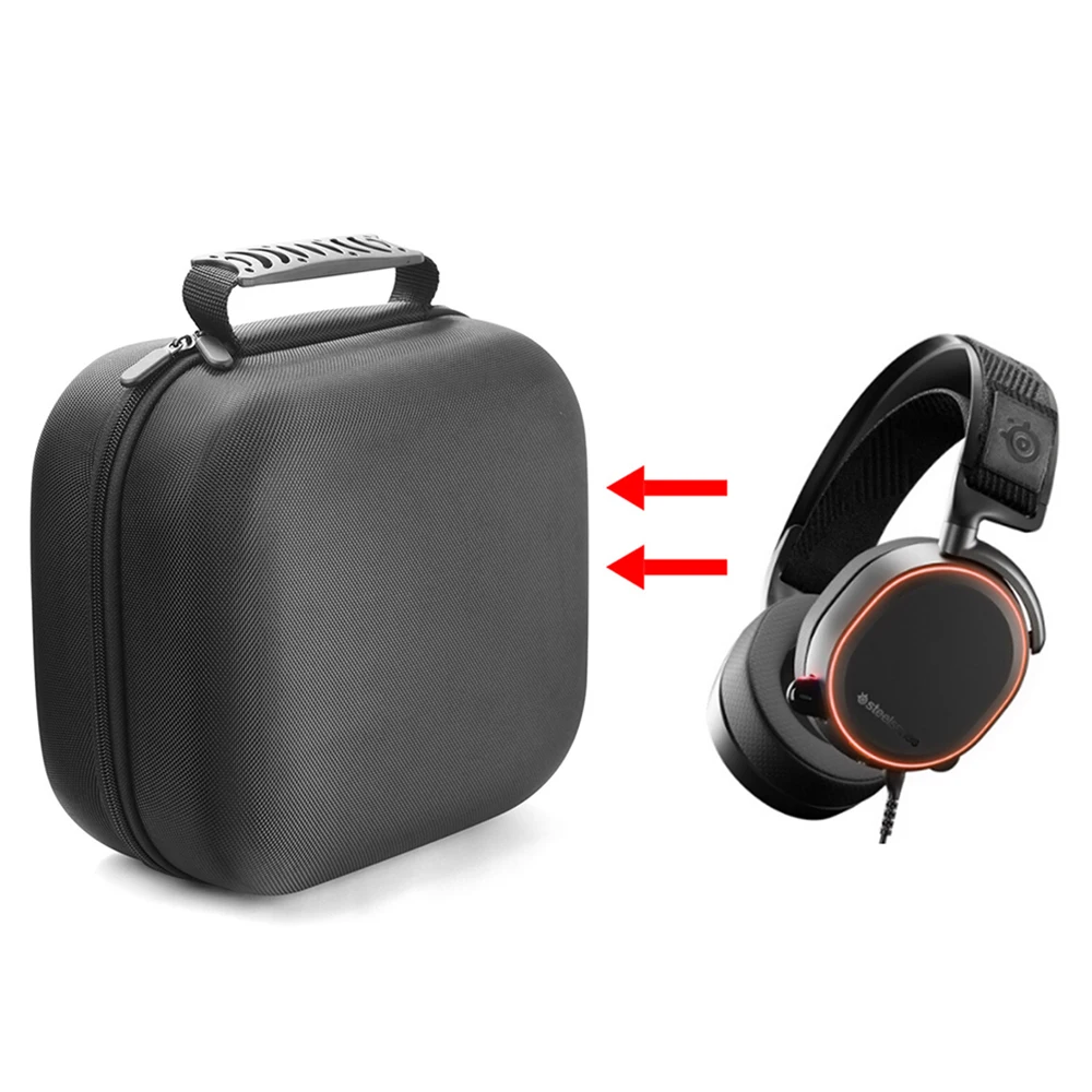 

2019 Newest Portable EVA Hard Travel Carrying Protective Cover Bag Case for SteelSeries Arctis Pro Gaming Headphones Headset