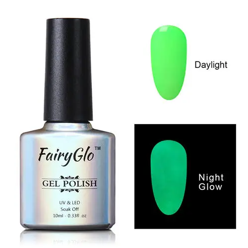 FairyGlo, 10 мл, УФ-гель для ногтей, ночное ФЛУОРЕСЦЕНТНОЕ свечение, впитывающий Гель-лак, Полуперманентная краска, гибридный лак, эмаль - Цвет: YGJ6703