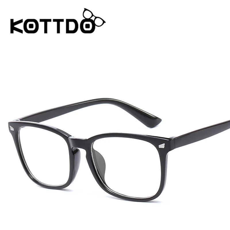 KOTTDO Новые квадратные женские компьютерные очки с защитой от излучения в оправе