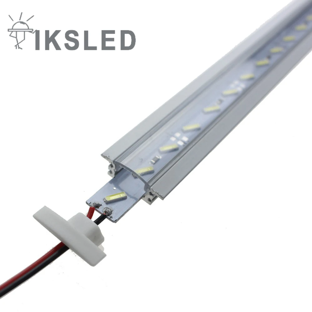 

2pcs 5730 strip Dimmable Touch 0.5m 5630 LED Under Cabinet Light Touch Sensor Lamp Kitchen Wardrobe Cupboard Closet Strip 12V