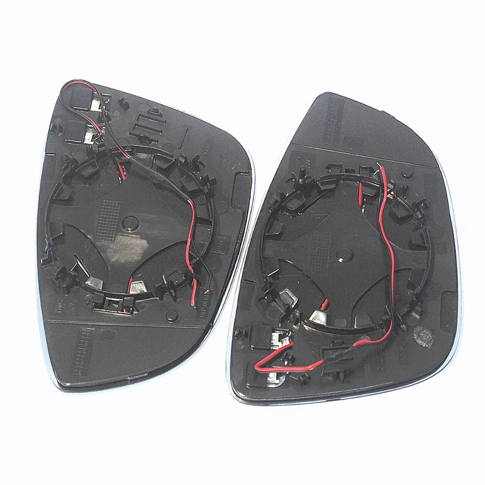 2Pcs For Volkswagen Scirocco 2009-2017 Rearview Mirror Blue Glasses Wide Angle Led Turn Signals light Power Heating | Автомобили и