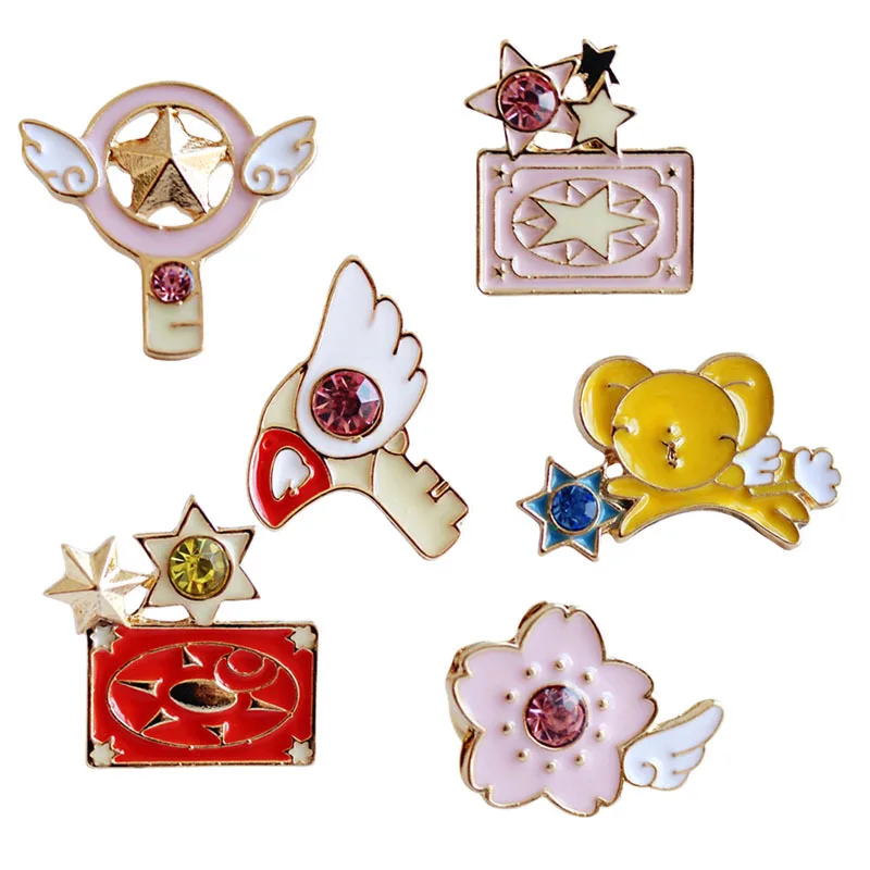 13style Card Captor Sakura аниме напечатанный рисунок металлический для девушек мультфильм