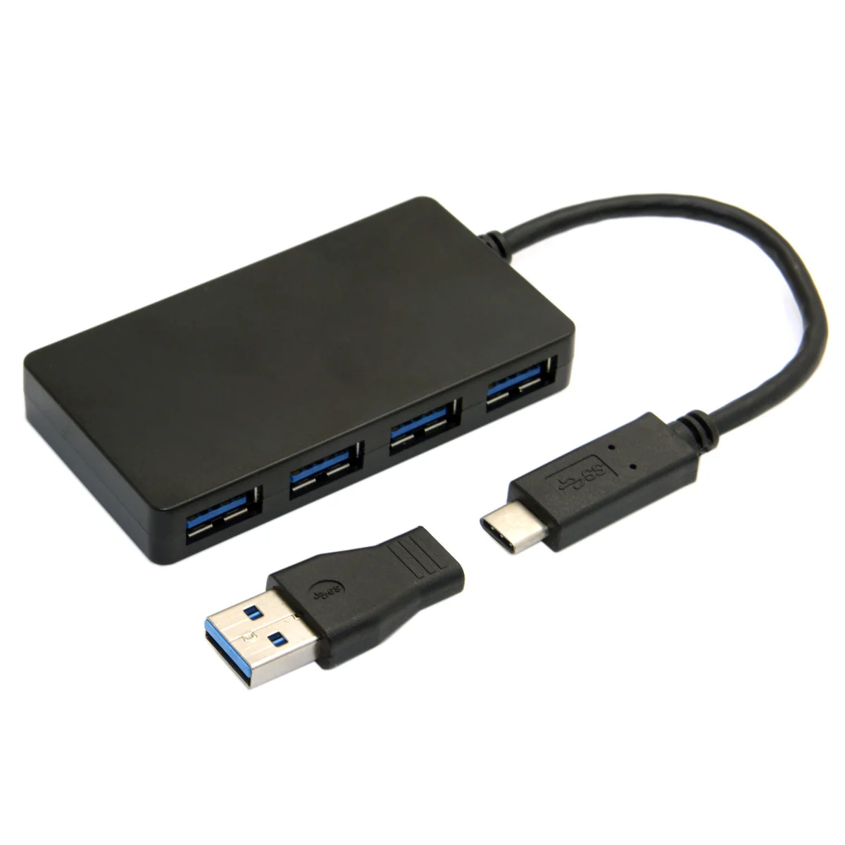 CYDZ USB 3.0 Type-C USB-C & 3 1 комбинированный 4-портовый концентратор для ноутбука и