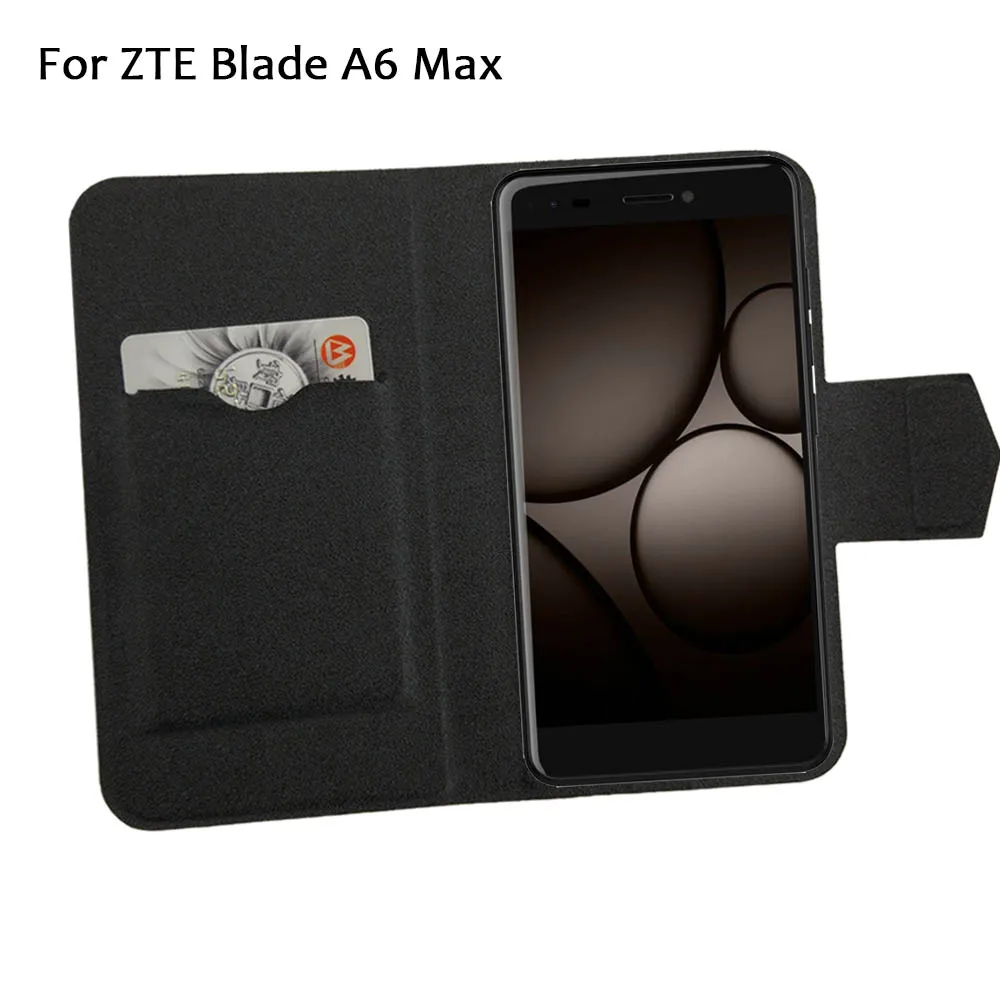 5 цветов Лидер продаж! Кожаный чехол для телефона ZTE Blade A6 Max заводская цена