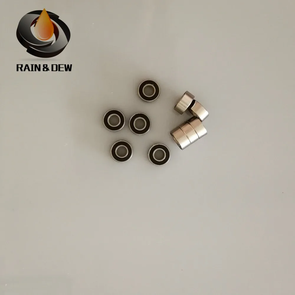 SMR84 2RS Подшипник флейта (10 шт.) 4*8*3 мм миниатюрная модели фонарей с черным