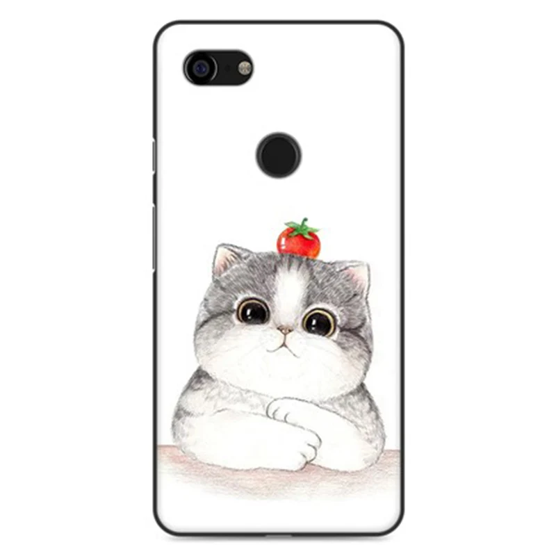 Мягкий чехол для Google Pixel 3 Pixel3 телефона с милым рисунком fundas capas skin | Мобильные