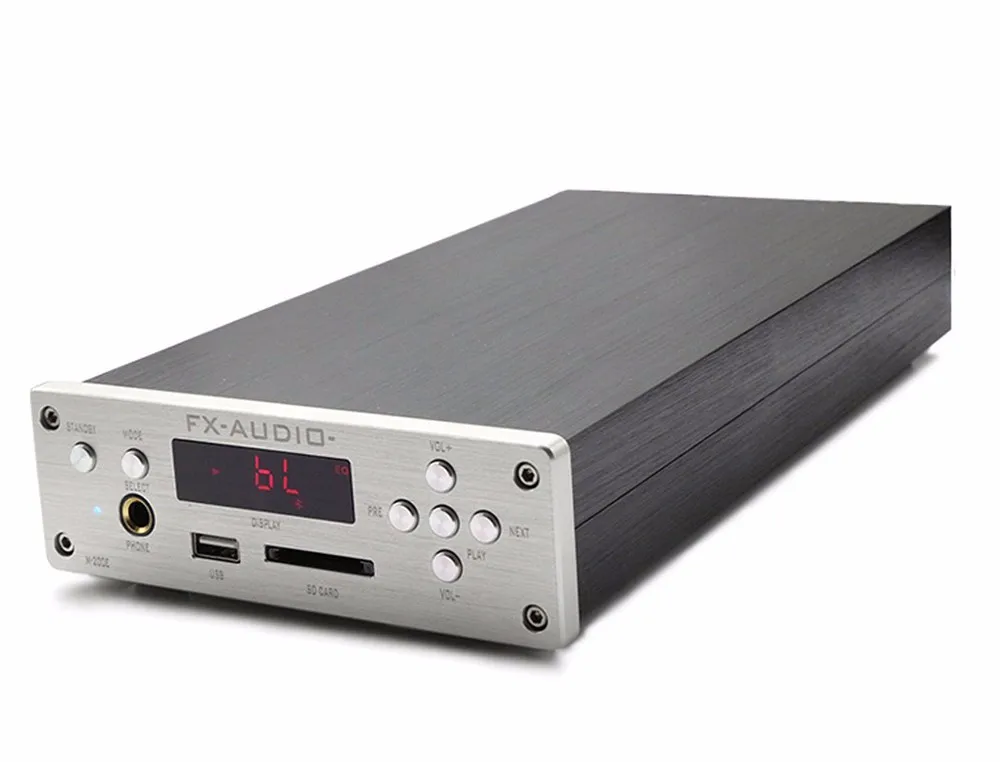 Оригинальная FX аудио M-200E неразрушающего Bluetooth 4 0 Поддержка usb SD карты Hifi мини