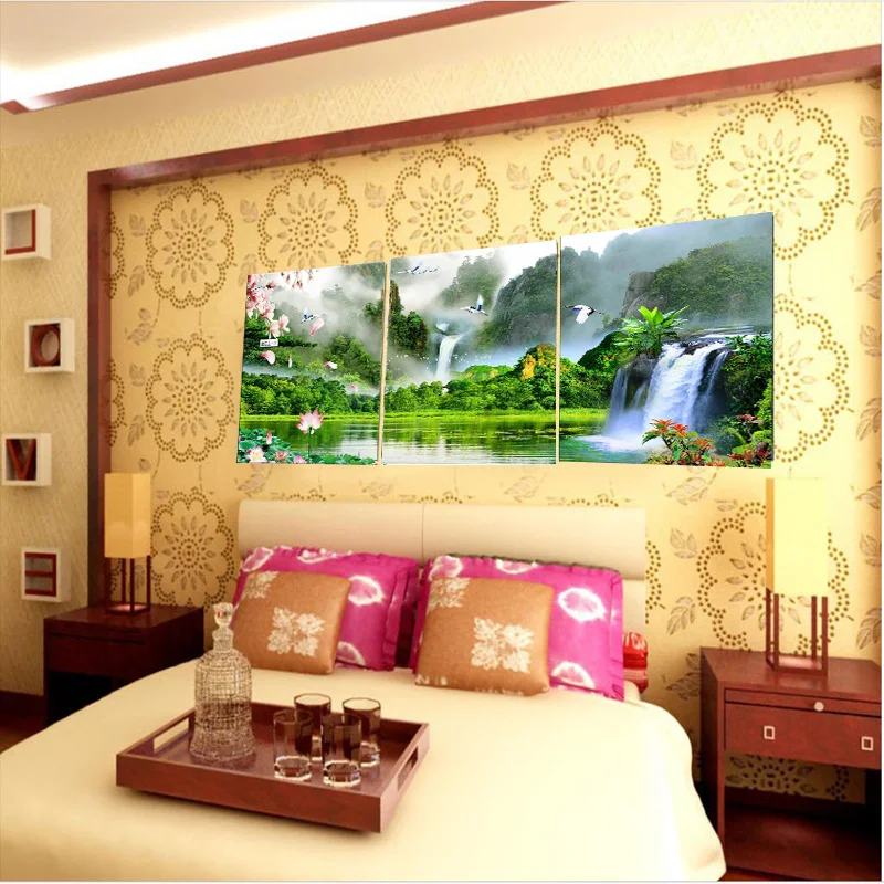 Картина на холсте модульная декоративная стене для гостиной художественный