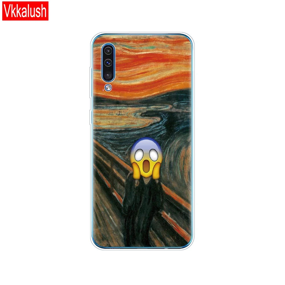 80029 Силиконовый прозрачный чехол для Samsung Galaxy A50, чехол для телефона Samsung a50 A505 A505F SM-A505F, мягкий чехол 6,4 - Цвет: 80029
