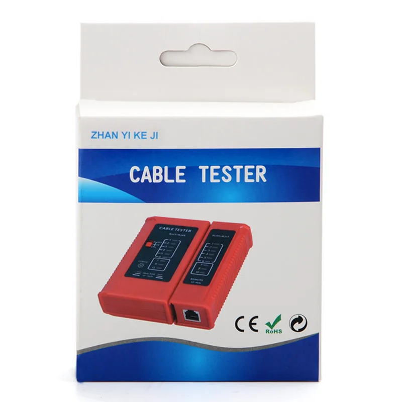 Тестер сетевого кабеля Cat5 Cat5E Cat6A Rj45 Rj11 Rj12 UTP LAN инструмент SC8108 Портативный ЖК