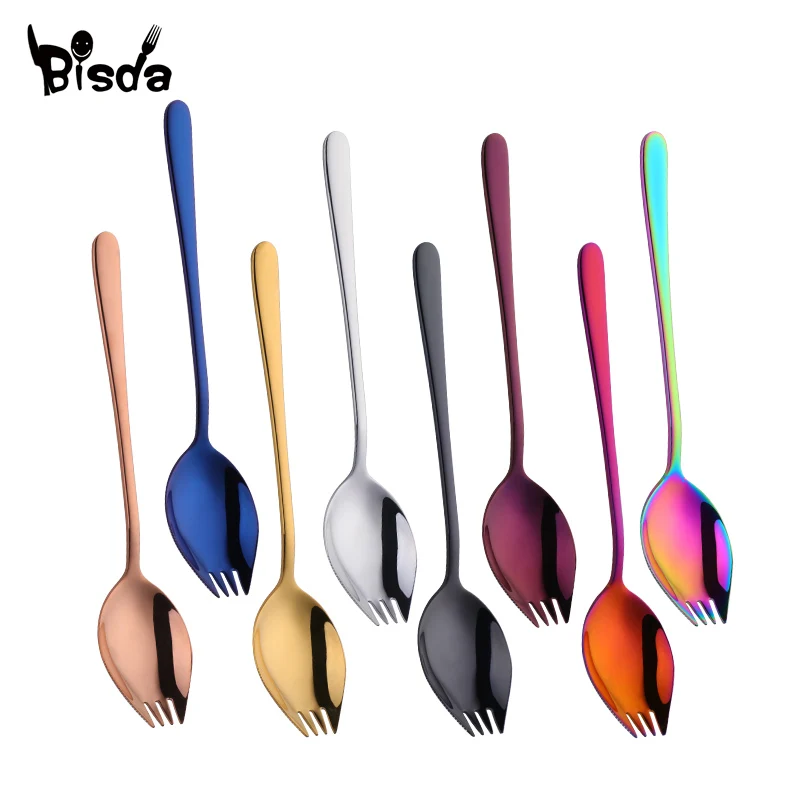 Новинка 3 в 1 Spork Fit Ложка Вилка многофункциональная посуда для путешествий на открытом воздухе Кемпинг Туризм столовые приборы посуда тройной гаджет для пикника