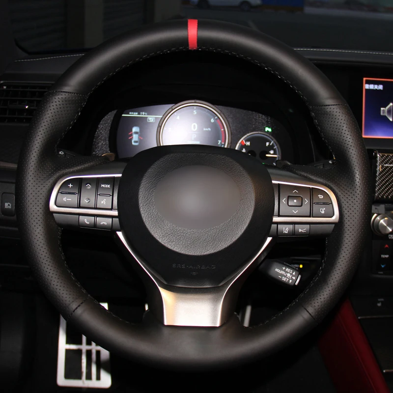 DIY ручной швейный чехол рулевого колеса автомобиля Funda Volante Оплетка на руль Volant