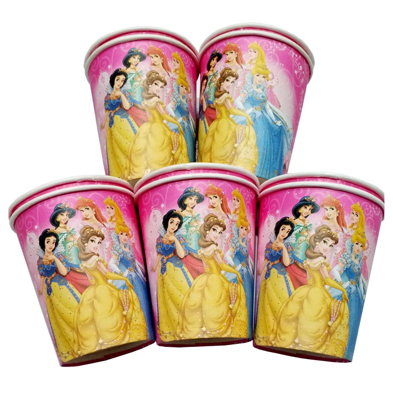 Детская чашка принцессы с персонажем Детские вечерние украшения на день