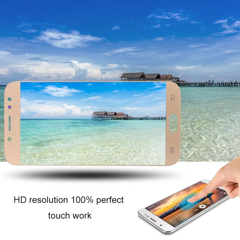OLED ЖК-дисплей для samsung Galaxy J7 Pro J730 2017 SM-J730F Дисплей сенсорный экран планшета сборка