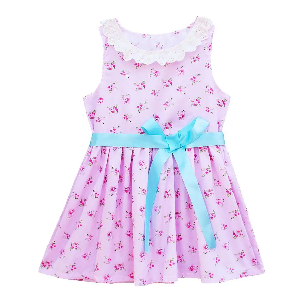 Sky Blue kseniya kids girl dress girls dresses платье для девочки платья для девочек детские платья платье детское детский день рождения платье модное Детские платья летние платья и сарафаны летнее платье - Цвет: Sky Blue