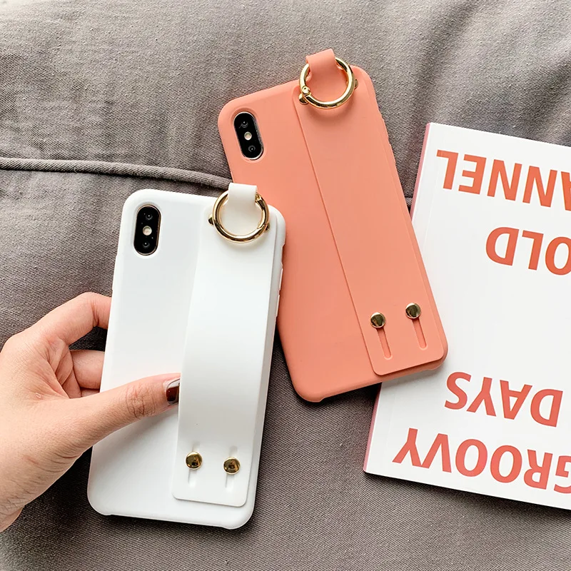 Однотонные силиконовые чехлы для iphone XR X XS Max 6S 7 8 Plus милый Простой Модный чехол