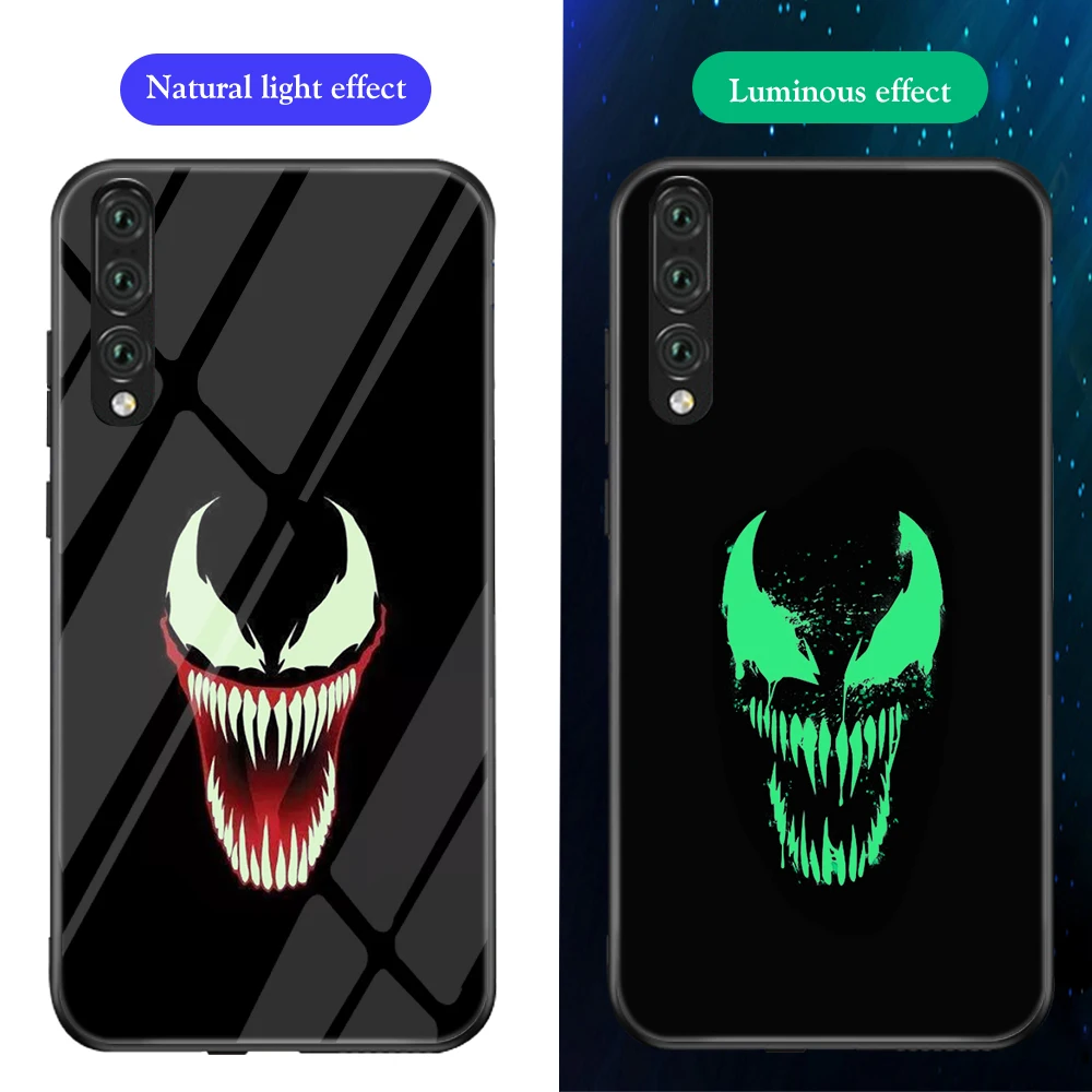 Patterned 10 Ciciber чехол для huawei P30 P20 mate 20 Pro Lite чехол для телефона s для Honor 10 Lite закаленное стекло чехол чудо-яд Железный человек танос - Цвет: Patterned 10