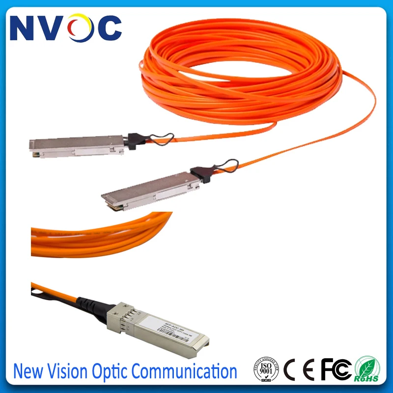 Бесплатная доставка 2 шт./лот 40 г QSFP-QSFP 850нм ММФ волокно 1 м 3 5 7 15 OM2 AOC активный