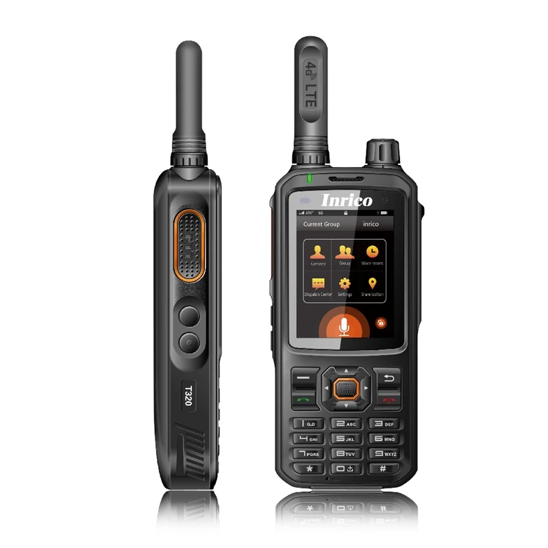 T320 4G LTE сеть домофон приемопередатчик мобильный телефон Радио walkie talkie SIM карта gps