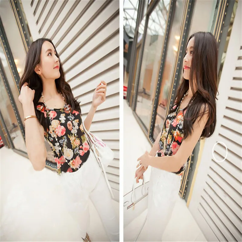 Женская шифоновая майка с принтом бабочки размеры до XXXL|blusas fashion|blusas plussleeveless chiffon |