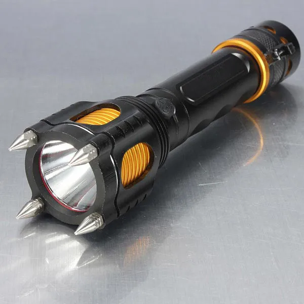Тактическая ручка/Flashligh самообороны Многофункциональный Cree-T6 фонарик Открытый