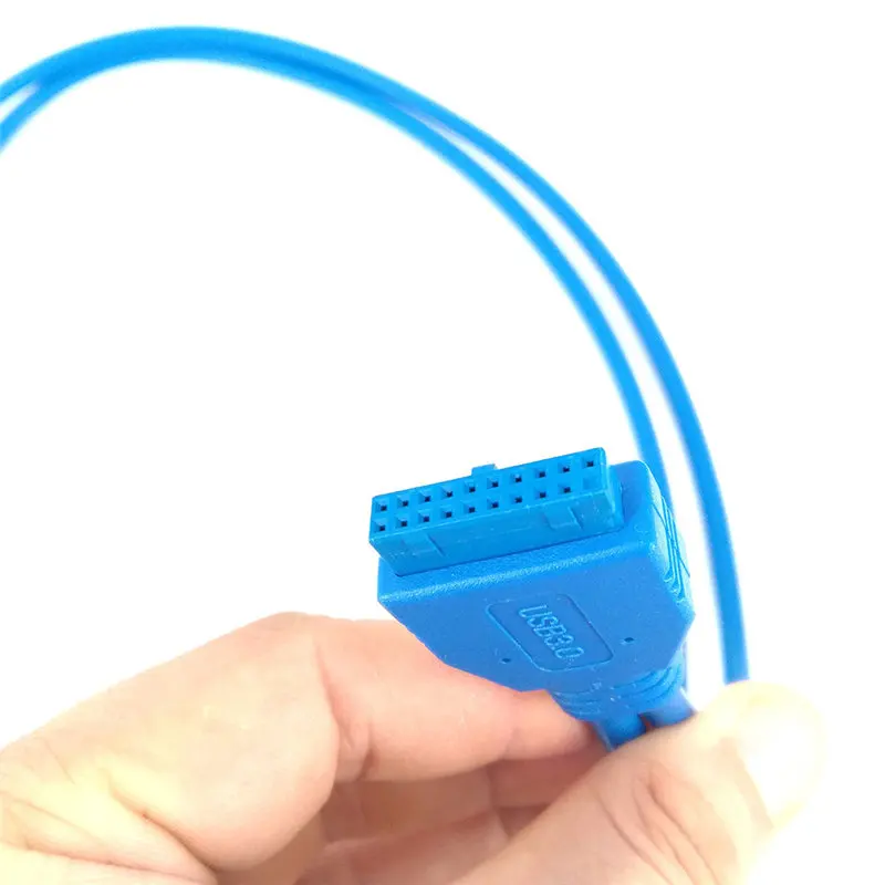 

USB 3.0 Back Panel Expansion Bracket to 20-Pin Header Cable (2-Port) A7