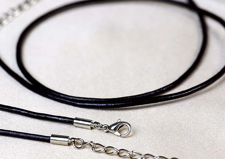

Free shipping 100pcs Cowhide rope for glass vail pendant