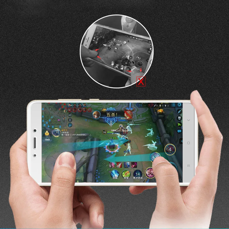 Защита от отпечатков пальцев 2.5D матовый закаленное стекло экрана глобальная