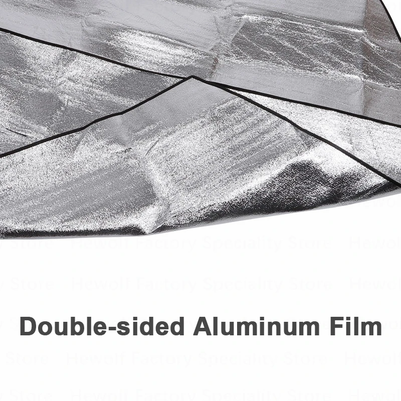 Hewolf коврик для пикника Двусторонняя алюминиевая пленка влагостойкая