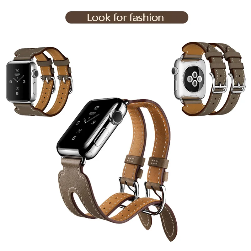 Ремешок из натуральной кожи для Apple Watch Edition Sport iwatch 38 мм 42 Series 5 4 3 2 1|bracelet for apple