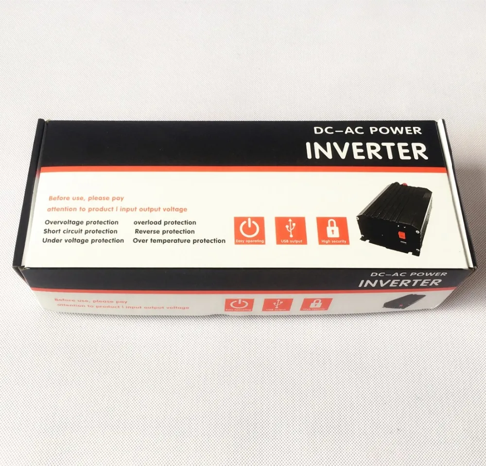 300 Вт Чистая Синусоидальная волна автомобильный инвертор пиковая мощность 600 12