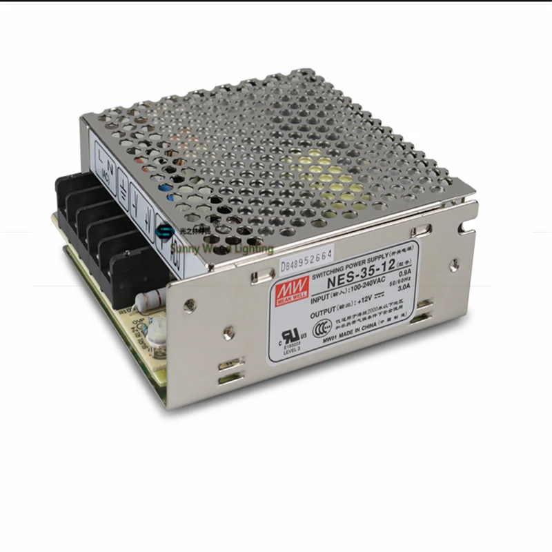 100-240Vac до 12VDC 36 Вт 12V3A UL перечисленные источники питания светодиодный светильник