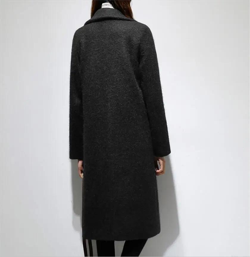 Осенне-зимние шерстяные пальто Высококачественная зимняя куртка женское