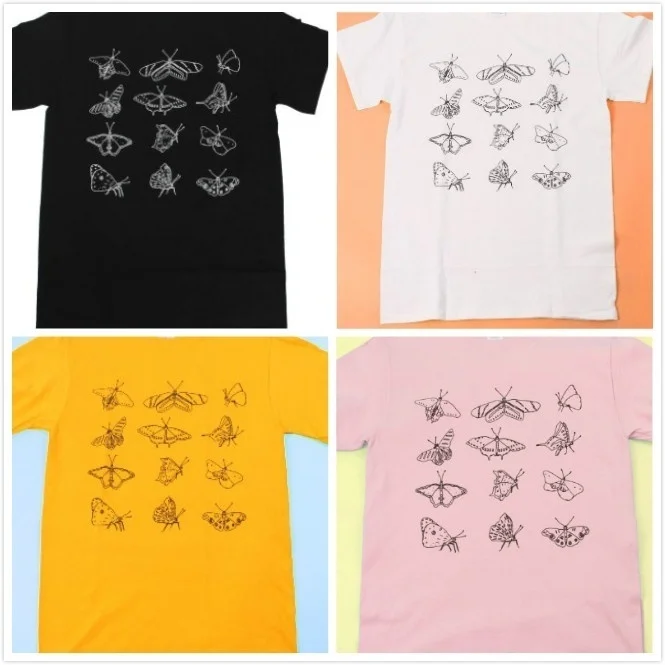 sunfiz YF Butterfly T-shirt Shirt Vintage Graphic Tee Womens | Женская одежда