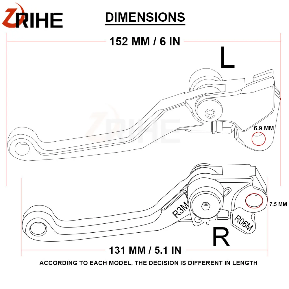 Мотоцикл CNC Алюминиевый Поворотный тормоз сцепления рычаги Байк для Honda CR80R CR 80 R 80R