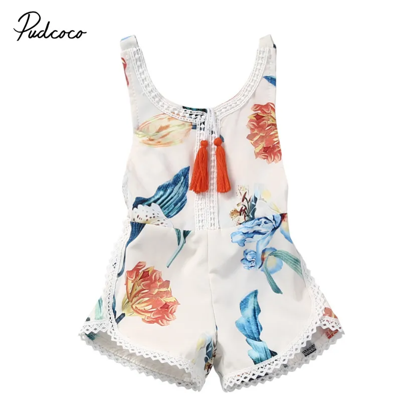 Детская одежда Pudcoco новинка 2017 детские комбинезоны для новорожденных девочек с